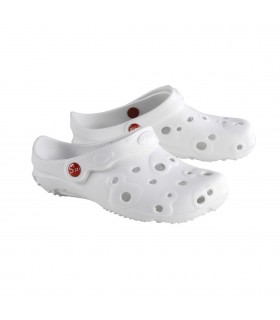 Zueco GLOBULE color blanco unisex. Antideslizantes. Schu´zz