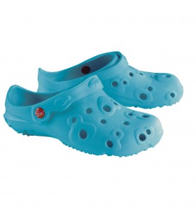 Zueco GLOBULE unisex color turquesa. Antideslizantes. Schu´zz