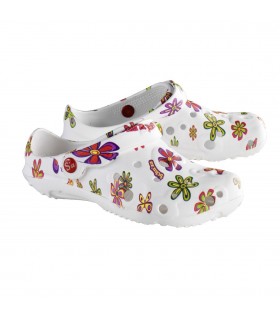 Zueco GLOBULE ESTAMPADOS flor del pop. Antideslizantes. Schu´zz