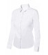 Camisa 405002 Stretch de mujer de manga larga. Velilla blanco