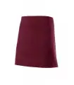 Delantal corto 404205 unisex. Con bolsillo. Velilla burdeos