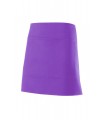 Delantal corto 404205 unisex. Con bolsillo. Velilla morado