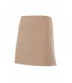 Delantal corto 404205 unisex. Con bolsillo. Velilla beige