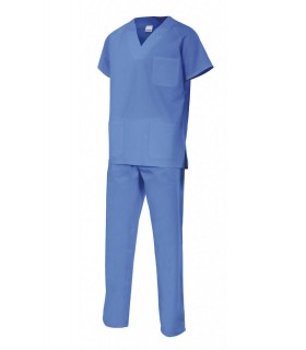 Pijama sanitario de casaca + pantalón 800. Velilla Celeste