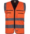 Chaleco de alta visibilidad con tejido oxford C2901. Workteam2