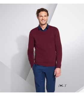 Jersey GLORY MEN 01710 cuello en pico y  de punto. SOLS