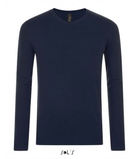 Jersey GLORY MEN 01710 cuello en pico y  de punto. SOLS
