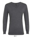 Jersey GLORY WOMEN 01711 cuello en pico y  de punto. SOLS
