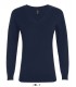 Jersey GLORY WOMEN 01711 cuello en pico y  de punto. SOLS