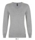 Jersey GLORY WOMEN 01711 cuello en pico y  de punto. SOLS