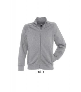 Sudadera SUNDAE MEN 47200 con cremallera. SOLS