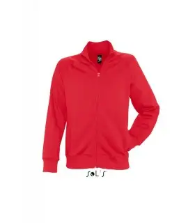 Sudadera SUNDAE MEN 47200 con cremallera. SOLS