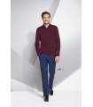 Jersey GLORY MEN 01710 cuello en pico y  de punto. SOLS