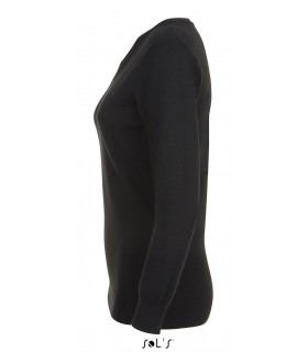 Jersey GLORY WOMEN 01711 cuello en pico y  de punto. SOLS