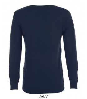 Jersey GLORY WOMEN 01711 cuello en pico y  de punto. SOLS