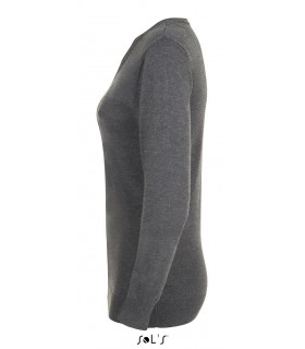 Jersey GLORY WOMEN 01711 cuello en pico y  de punto. SOLS