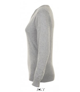 Jersey GLORY WOMEN 01711 cuello en pico y  de punto. SOLS