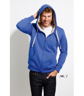 Sudadera SHERPA 00584 Unisex con cremallera. SOLS
