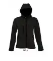 Chaqueta softshell REPLAY WOMEN 46802 con capucha. Sol´s