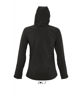 Chaqueta softshell REPLAY WOMEN 46802 con capucha. Sol´s