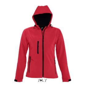 Chaqueta softshell REPLAY WOMEN 46802 con capucha. Sol´s