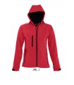 Chaqueta softshell REPLAY WOMEN 46802 con capucha. Sol´s