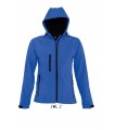 Chaqueta softshell REPLAY WOMEN 46802 con capucha. Sol´s