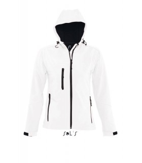 Chaqueta softshell REPLAY WOMEN 46802 con capucha. Sol´s