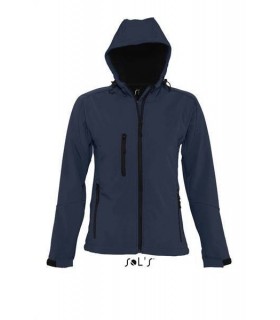 Chaqueta softshell REPLAY WOMEN 46802 con capucha. Sol´s