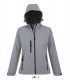 Chaqueta softshell REPLAY WOMEN 46802 con capucha. Sol´s