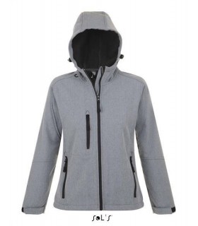 Chaqueta softshell REPLAY WOMEN 46802 con capucha. Sol´s