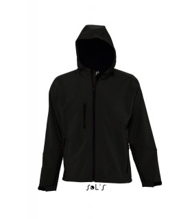 Chaqueta softshell REPLAY MEN 46602 con capucha. Sol´s