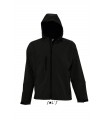 Chaqueta softshell REPLAY MEN 46602 con capucha. Sol´s