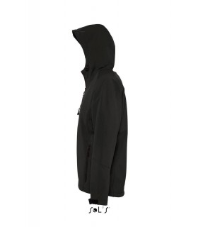 Chaqueta softshell REPLAY MEN 46602 con capucha. Sol´s