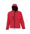 Chaqueta softshell REPLAY MEN 46602 con capucha. Sol´s