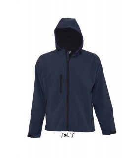 Chaqueta softshell REPLAY MEN 46602 con capucha. Sol´s