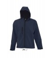 Chaqueta softshell REPLAY MEN 46602 con capucha. Sol´s