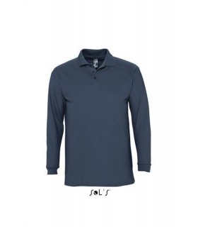 Polo WINTER II 11353 de manga larga para hombre. Sol´s