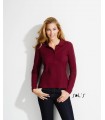 Polo PODIUM 11317 de manga larga para mujer. Sol´s