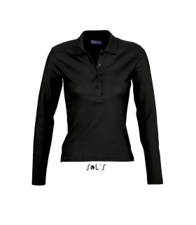 Polo PODIUM 11317 de manga larga para mujer. Sol´s