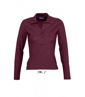 Polo PODIUM 11317 de manga larga para mujer. Sol´s