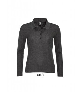 Polo PODIUM 11317 de manga larga para mujer. Sol´s