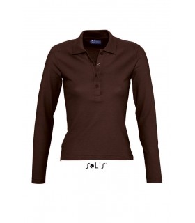 Polo PODIUM 11317 de manga larga para mujer. Sol´s