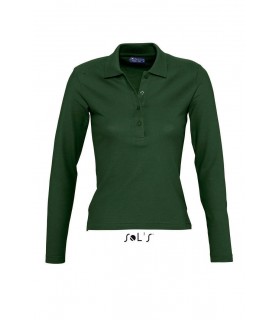 Polo PODIUM 11317 de manga larga para mujer. Sol´s
