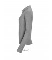 Polo PODIUM 11317 de manga larga para mujer. Sol´s