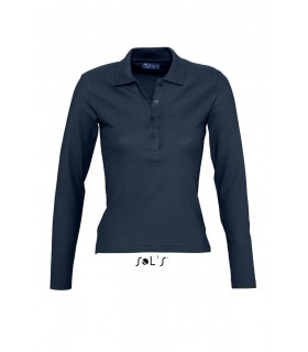 Polo PODIUM 11317 de manga larga para mujer. Sol´s
