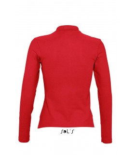 Polo PODIUM 11317 de manga larga para mujer. Sol´s