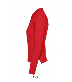 Polo PODIUM 11317 de manga larga para mujer. Sol´s