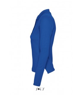 Polo PODIUM 11317 de manga larga para mujer. Sol´s