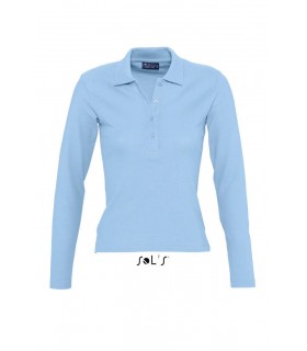 Polo PODIUM 11317 de manga larga para mujer. Sol´s